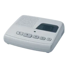 Office answering machine showing 7 messages